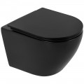 Унитаз подвесной Charus Estella Black EWC700-121B безободковый