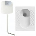 Бачок встраиваемый SantiLine SL-02 + чаша Генуя SantiLine SL-5040