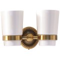 Стакан двойной настенный Magliezza Kollana 80506-br