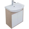 Тумба под раковину Aquanet Грейс 60 дуб сонома (2 дверцы) 00198371