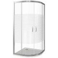 Душевое ограждение GooDDooR Infinity R-80-S-CH