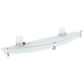 Полка стеклянная с ограничителем WasserKRAFT Leine White K-5044WHITE