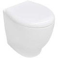 Унитаз приставной BelBagno Alba BB125CB+BB125SC безободковый