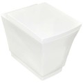 Унитаз приставной BelBagno Regina BB104CB+BB104SC безободковый