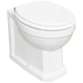 Унитаз приставной BelBagno Trevi BB135CBL+BB135SCM-CRM