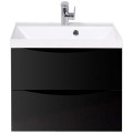 Тумба под раковину BelBagno Marino 60 nero lucido MARINO-600-2C-SO-NL-P