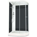 Душевая кабина Domani-Spa Delight 128 L прозрачная/чёрная DS01D128LLBCl00
