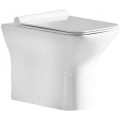 Унитаз приставной BelBagno Romano BB248CBR+BB2112SC безободковый