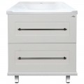 Тумба с раковиной Misty Марта 70 белый напольная