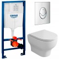 Инсталляция Grohe Rapid SL 38721001 + унитаз OWL Tid Cirkel-H OWLT190701 безободковый с сиденьем