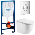 Инсталляция Grohe Rapid SL 38721001 + унитаз WeltWasser Heimbach 004 GL-WT безободковый с сиденьем