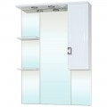 Зеркало-шкаф Bellezza Миа 75 R белый патина золото