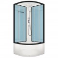 Душевая кабина Domani-Spa Delight 99 high голубые стенки/прозрачное стекло DS01D99HDbCl00