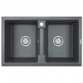 Мойка кухонная Paulmark Tandem PM238150-DG