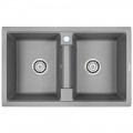 Мойка кухонная Paulmark Tandem PM238150-GRM