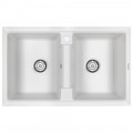 Мойка кухонная Paulmark Tandem PM238150-WH