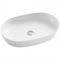 Раковина накладная Esbano Oval white