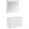 Комплект мебели ASB-Woodline Венеция 100 белый массив ясеня