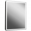 Зеркало-шкаф Континент Mirror Box black LED 600x800