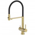 Смеситель для кухни Kern 2059 matt gold black