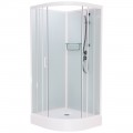 Душевая кабина Frank F410 M white без крыши
