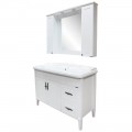 Комплект мебели Comforty Палермо 120 белый глянец