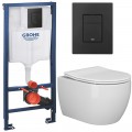 Инсталляция Grohe Rapid SL 38811KF0 + унитаз Ceramica Nova Play CN3001 безободковый с сиденьем