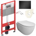 Инсталляция TECE 9400401-9240407 + унитаз Bloomix Diva MD1211R/UF1 безободковый Ceramic+ с сиденьем