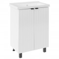 Тумба с раковиной Bloomix Бостон 60 белый BOS60WHTR