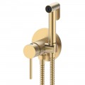 Смеситель с гигиеническим душем встраиваемый Felice 2515 oro opaco