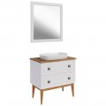 Комплект мебели ASB-Woodline Каталина 80 white