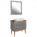 Комплект мебели ASB-Woodline Каталина 80 grey