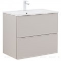 Тумба с раковиной Aquanet Арт 75 бежевый 00345812