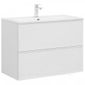 Тумба с раковиной Aquanet Арт 90 белый 00323573