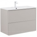 Тумба с раковиной Aquanet Арт 90 бежевый 00345813