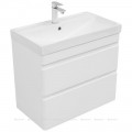 Тумба с раковиной Aquanet Слим 70 белый подвесная 00348179
