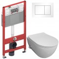 Инсталляция TECE 9400413 + унитаз Bloomix Diva MD1211SB/UF3 безободковый с функцией биде и смесителем