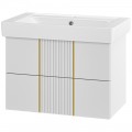 Тумба под раковину Brevita Vega 80 белый VEG-09080-0102Я