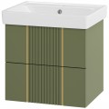 Тумба под раковину Brevita Vega 60 зелёный VEG-09060-0802Я