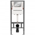 Инсталляция для подвесного унитаза Ceramica Nova Balance с кнопкой смыва Circle CN121001CH