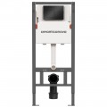 Инсталляция для подвесного унитаза Ceramica Nova Balance с кнопкой смыва Square CN121002MB