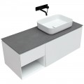 Тумба под столешницу Allen Brau Infinity 120 R 1.21008.WM white matt