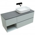 Тумба под столешницу Allen Brau Infinity 120 R 1.21007.PWM papyrus white matt