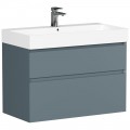 Тумба под раковину Allen Brau Infinity 85 1.210026.BGM blue grey matt