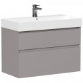 Тумба под раковину Allen Brau Infinity 85 1.210026.PGM platinum grey matt
