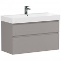 Тумба под раковину Allen Brau Infinity 100 1.210027.PGM platinum grey matt
