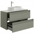 Тумба под раковину Allen Brau Fantasy 100 1.11003.CGM cement grey matt