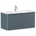 Тумба под раковину Allen Brau Gravity 100 1.370018.BGM blue grey matt