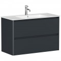 Тумба под раковину Allen Brau Gravity 100 1.370010.AM anthracite matt