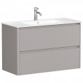 Тумба под раковину Allen Brau Gravity 100 1.370010.PGM platinum grey matt